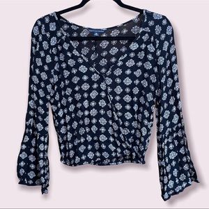 TWO FOR TEN - AE Cropped Boho Blouse